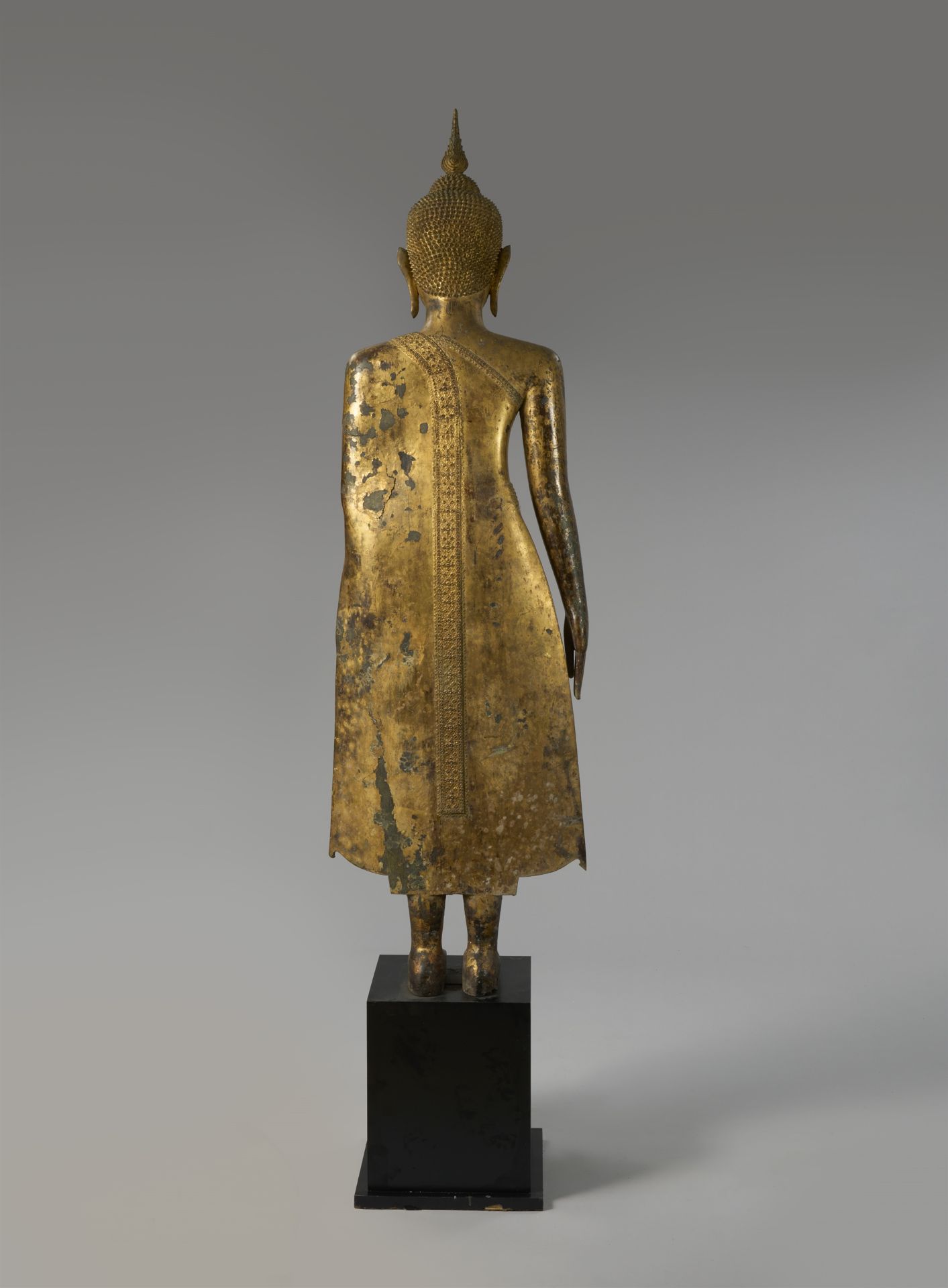 A very tall Ratanakosin figure of Buddha. Thailand. Early 19th century - Image 2 of 2