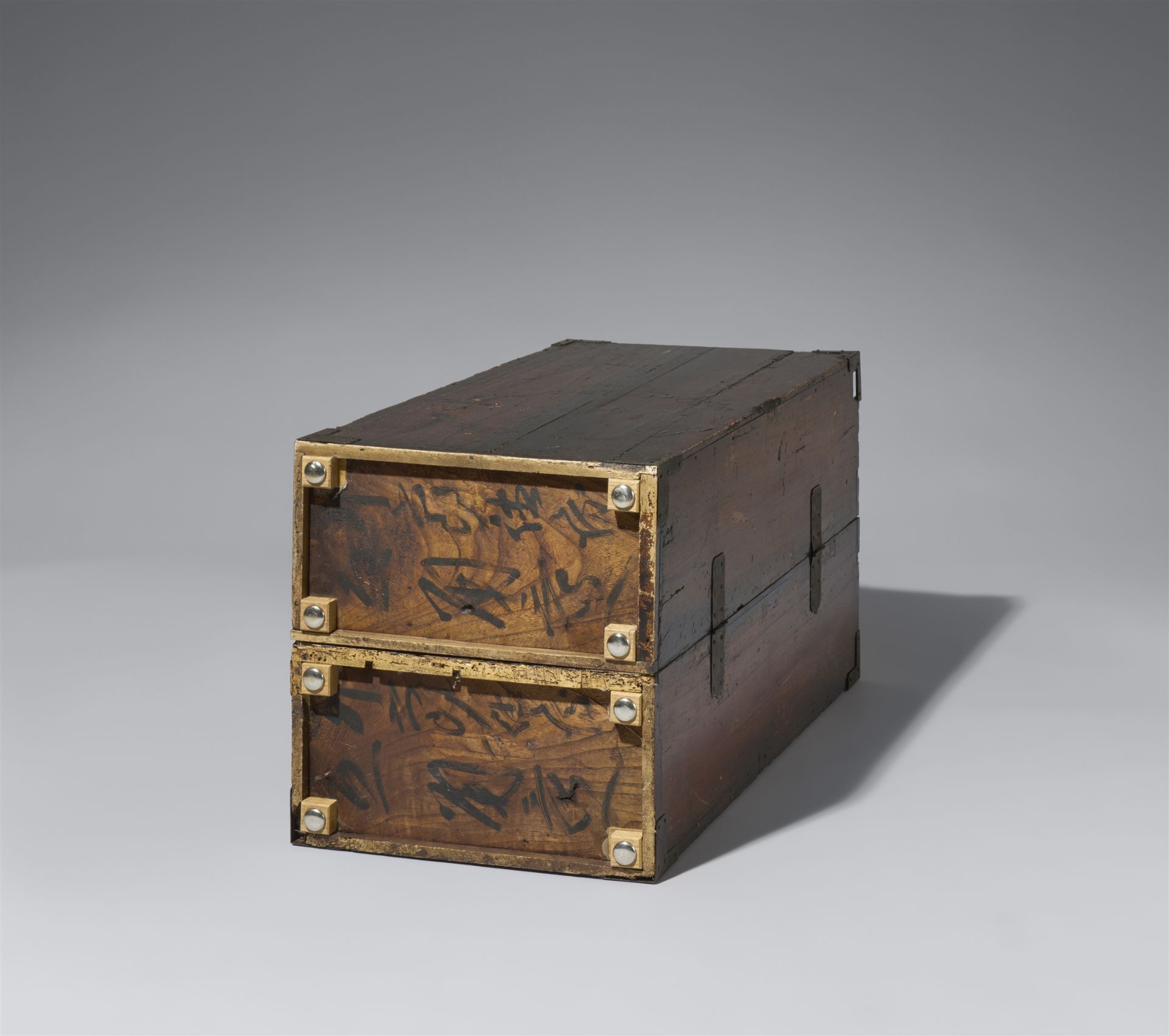 A kiri wood medicine chest (kusuri tansu). 19th century - Image 2 of 4