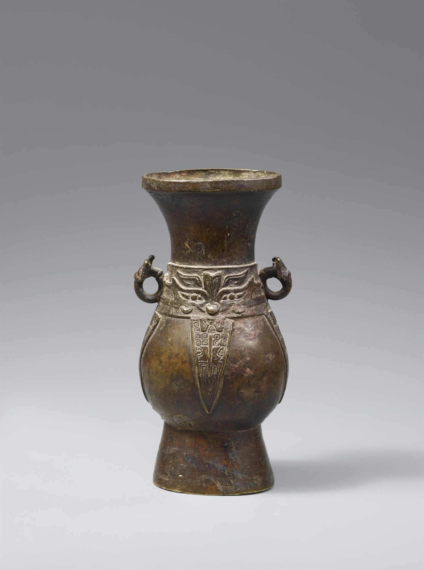 A small bronze vase. Ming dynasty