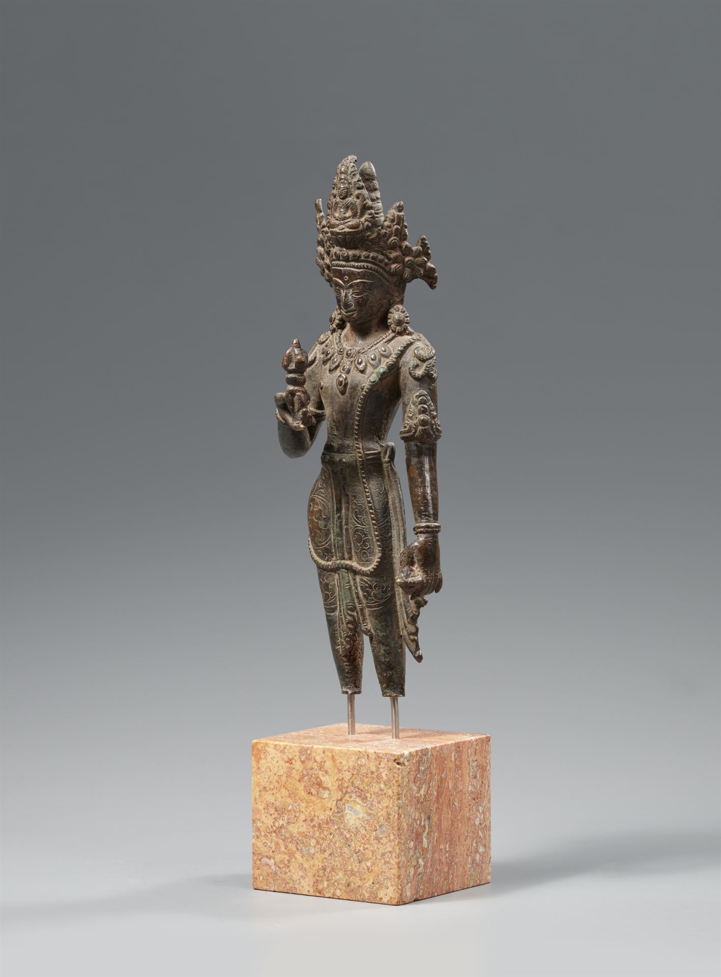 Vajrasattva. Bronze. Nepal - Bild 3 aus 3