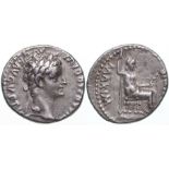 Tiberius (14-37 AD), AR Denar (3,7 g), Lugdunum.