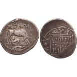 Illyria, Dyrrhachion, Drachm Silver (3.27 g) Circa 229-100 BC. Zenon, magistrate