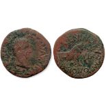 Hispania. Tiberius (14-37) As AE 29 mm (12.46 g). Tarraconensis - Calagurris.