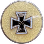 Patriotic Badge with the Iron Cross Motif.