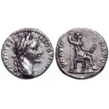 Tiberius (14-37 AD), AR Denar (3,7 g), Lugdunum.