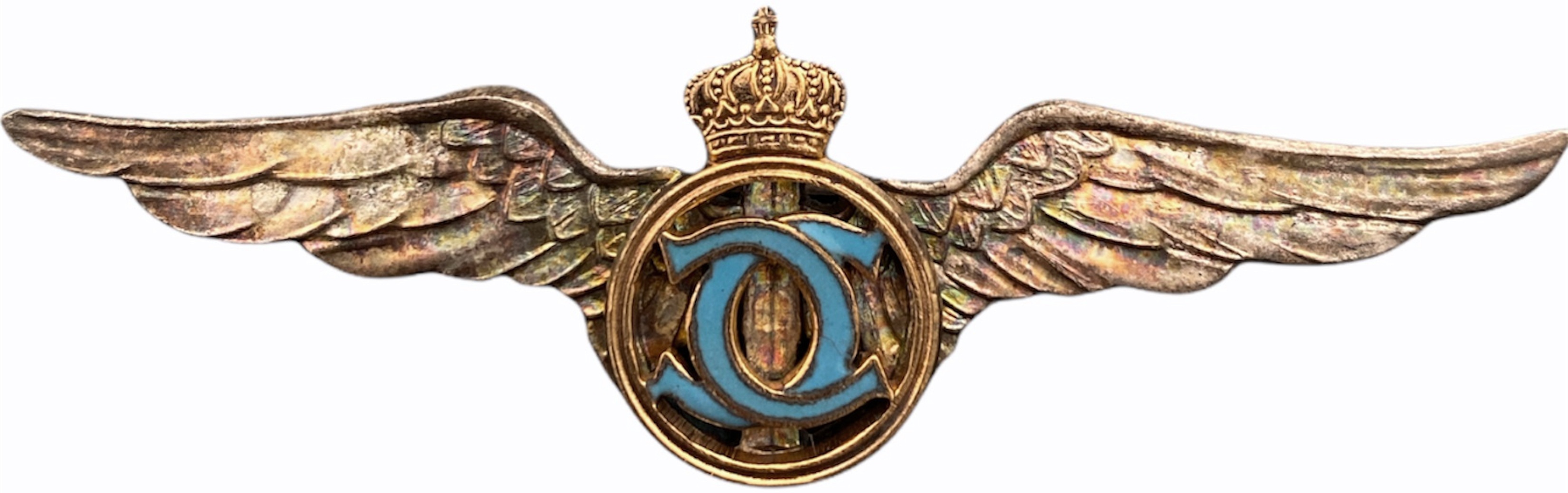 Pilot Badge for Graduates of the "Sport and Tourism"Department, King Carol II Model 1931-1940