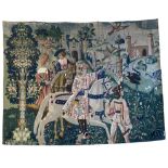 Decorative tapestry wall art hanging in Jacquard