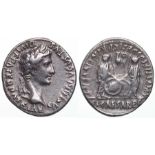 Augustus (27 BC - 14 AD), AR Denar (3,7 g), Lugdunum.