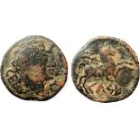 Kelse-Celsa. Unit AE 31 mm (17.33 g) 120-50 BC. Velilla de Ebro (Zaragoza).