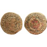 Hispania. Tiberius (14-37 AD) As AE 27 mm (9.91 g) Zaragoza.