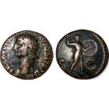 Claudius (41-54), AE 27 mm, (13.12 g), Rome 42-43 AD.