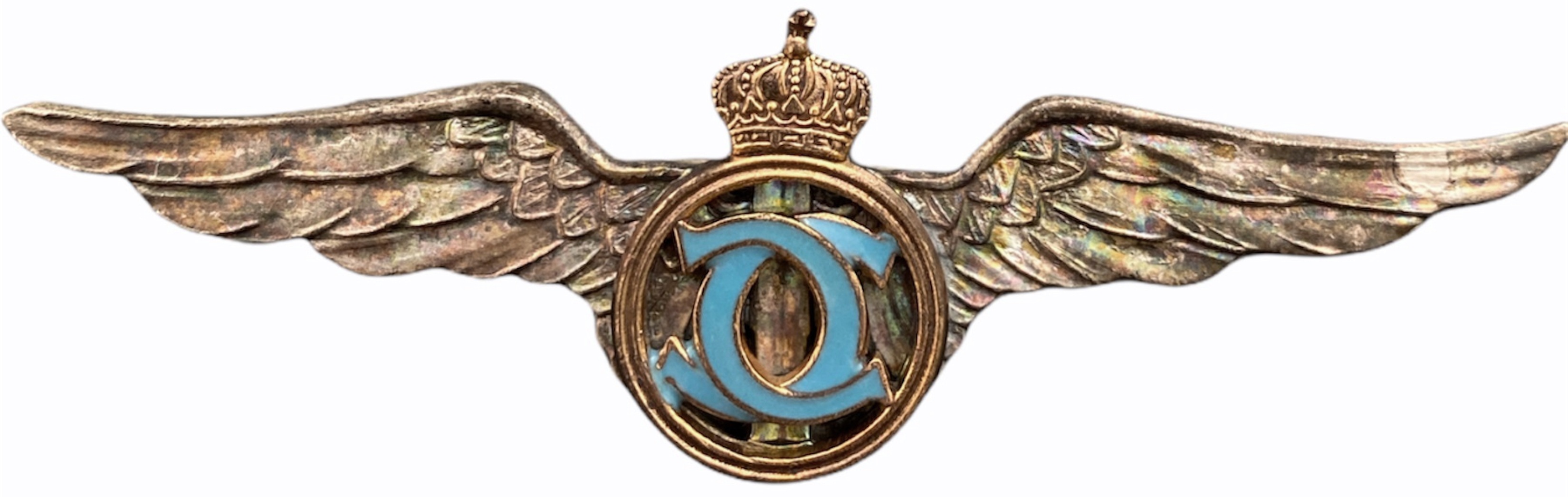 Pilot Badge for Graduates of the "Sport and Tourism"Department, King Carol II Model 1931-1940