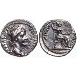 Tiberius (14-37 AD), AR Denar (3,5 g), Lugdunum.