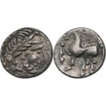 EASTERN EUROPE. Syrmia, Kugelwange type, Drachm Silver (2,3g) Drachm, Kugelwange type