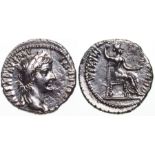 Tiberius (14-37 AD) Denar, Silver (3,5 g), Lugdunum.