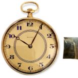 Gold Movado 18k Ladies Pocket Watch