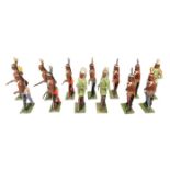 SET OF 13 LEAD Indian Toy Soldiers