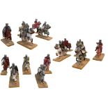 SET OF 6 SMALL LEAD MEDIEVAL THEME TOY SOLDIERS