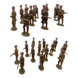 SET OF 14 LEAD TOY SOLDIERS