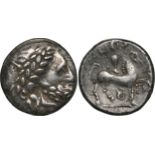 EASTERN CELTS.Northwest Hungary and Southwest Slovakia. Tetradrachm type "with Triskeles/Zichyujfalu