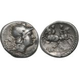 C. Servilius M.f. Denar, Silver (3.82 g) Rome, 136 BC.