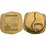 1972 Sapporo Winter Olympic Games Gold Medal