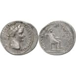 Tiberius (14-37 AD) Denar, Silver (3,8 g), Lugdunum.