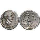 L. Marcius Philippus. Denar (3.89 g) Rome, 56 BC