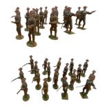 SET OF 18 LEAD TOY SOLDIERS