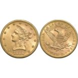 10 Dollars 1886 S, San Francisco Mint