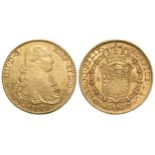 Charles IV (1788-1808) 8 Escudos 1803 Mo FT, Mexico City mint