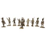 Set of 10 French Lead Toy Soldiers