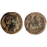 Belikiom. Unit AE 25 mm (9.06 g) Belchite (Zaragoza) 120-20 BC.