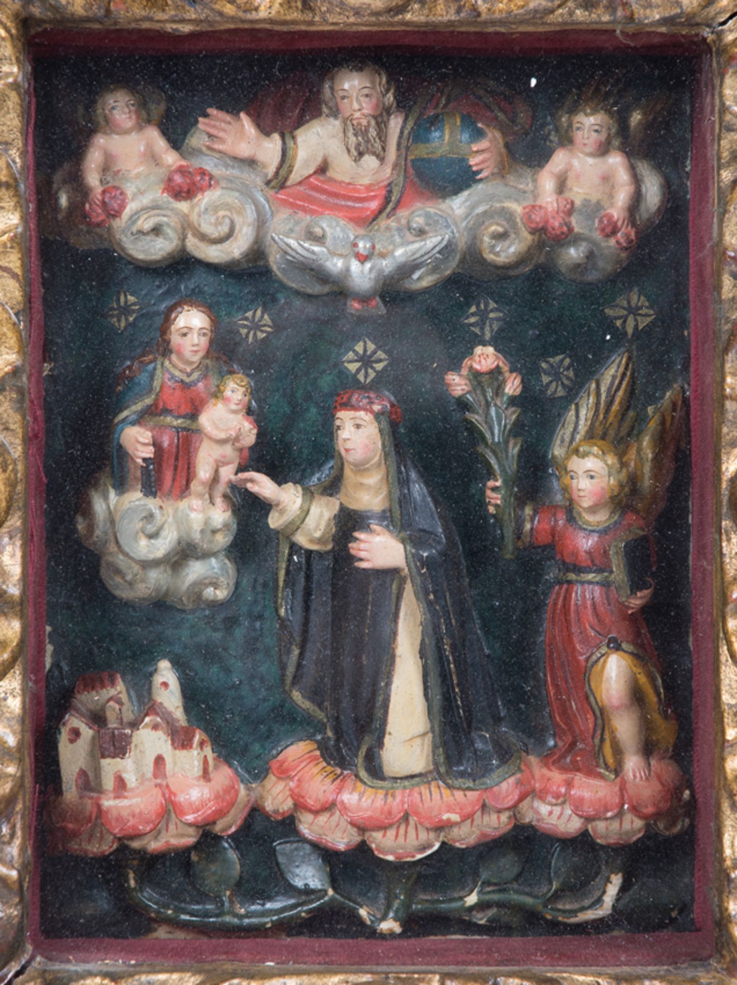 "Apparition of the Madonna and Child to Rose of Lima". - Bild 2 aus 7