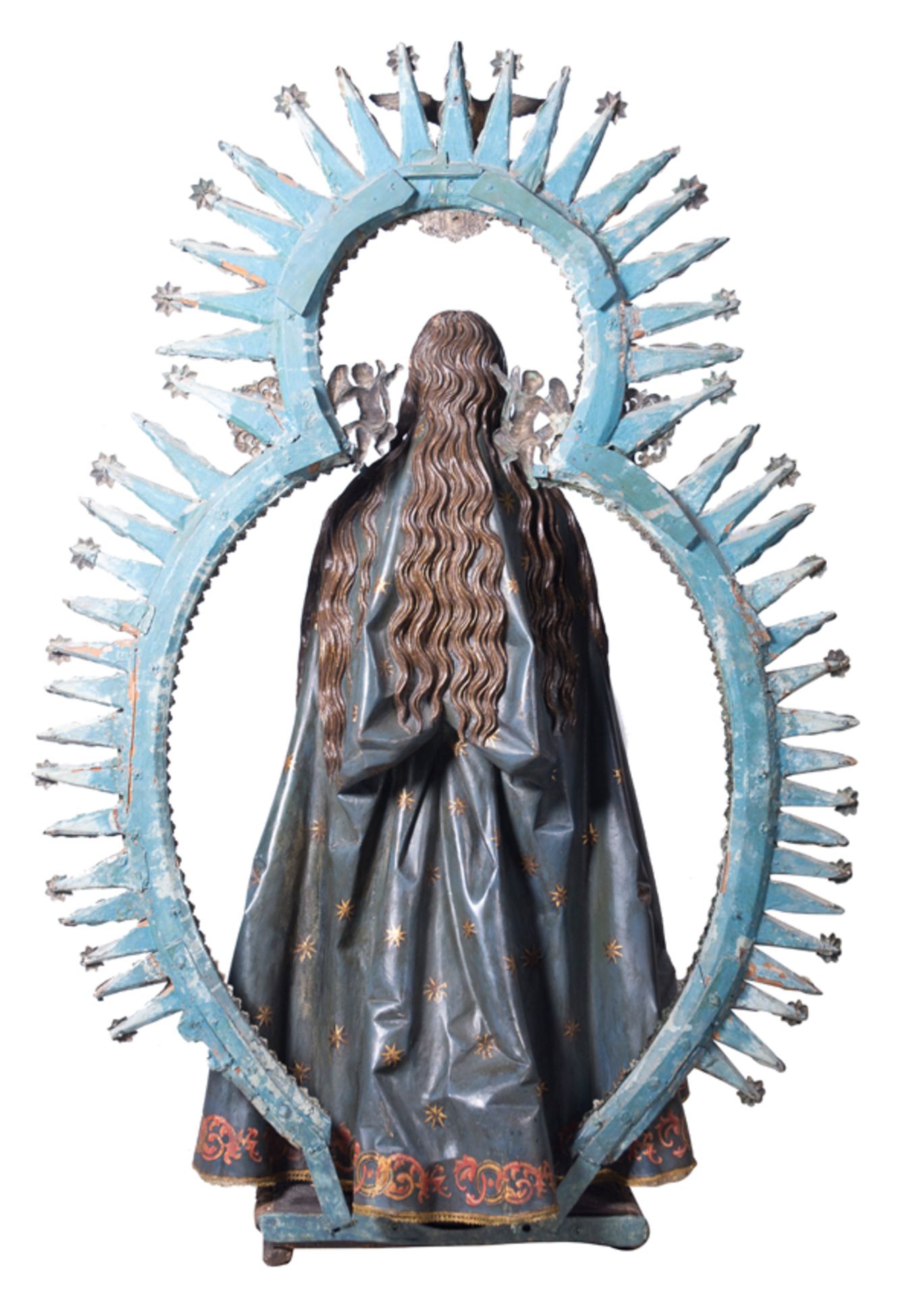 "Inmaculada". Escultura en madera tallada, policromada, dorada y estofada. Anónimo castellano, sigui - Bild 16 aus 20