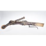 Large, wood and bone crossbow. Germany. 16th - 17th century.