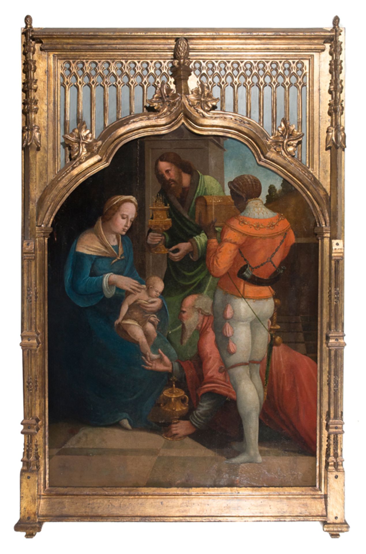 "The Resurrection" and "The Adoration of the Magi"Anonymous from Castile, Spain. First third - Image 2 of 16