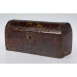 Box made of tortoiseshell covered wood. Colonial workshop. Peru. 17th-18th century.
