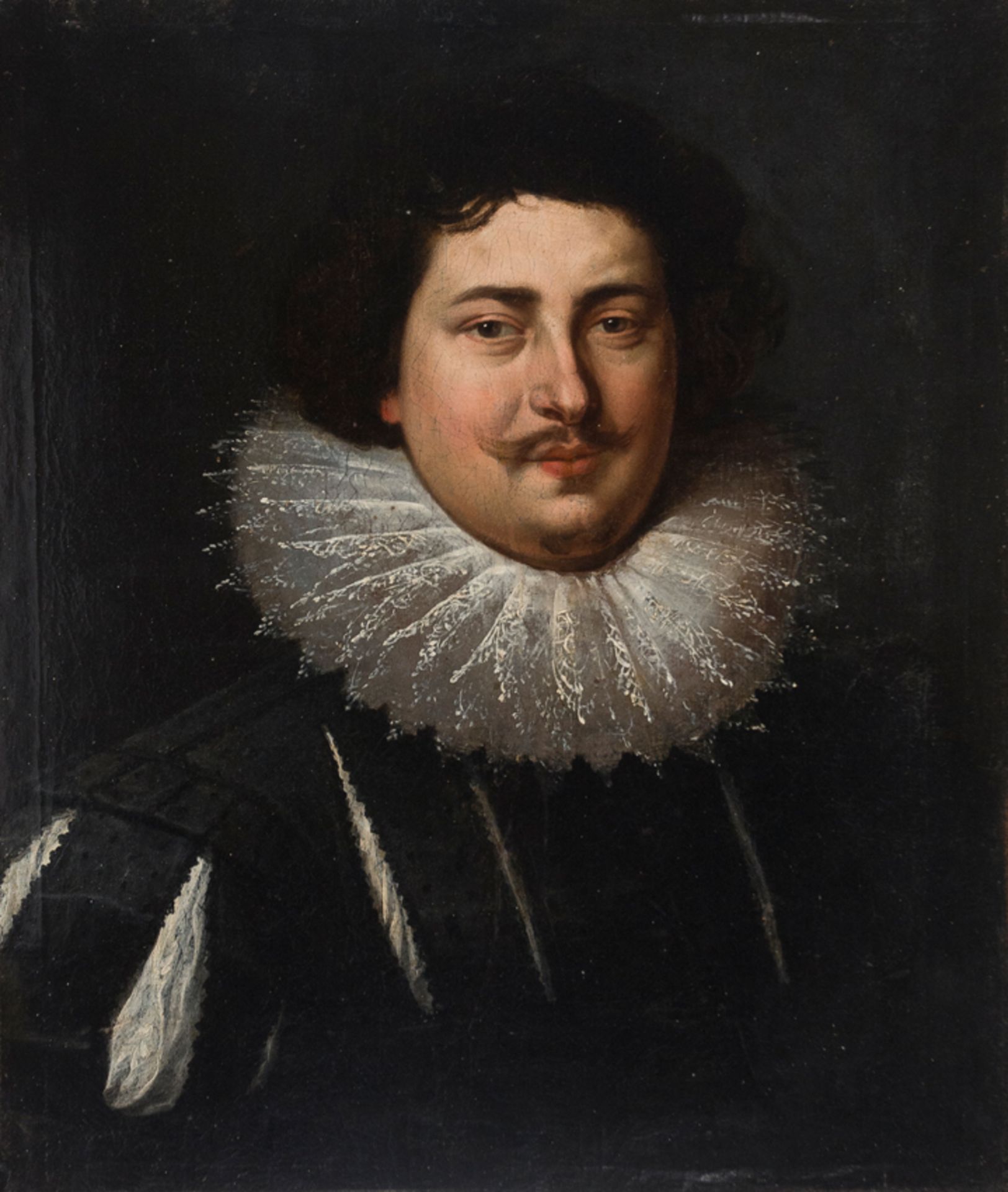 Flemish School. 17th century. "Retrato de caballero""Retrato de caballero"