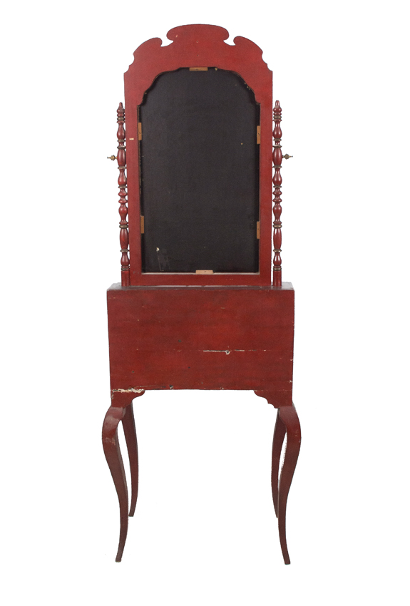 Lacquered wooden lady’s desk with chinoiserie decoration. Early 20th century. - Bild 7 aus 8