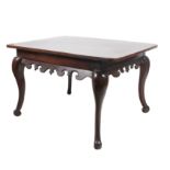 Large mahogany table. Possibly Cuba. Late 18th century - early 19th century.