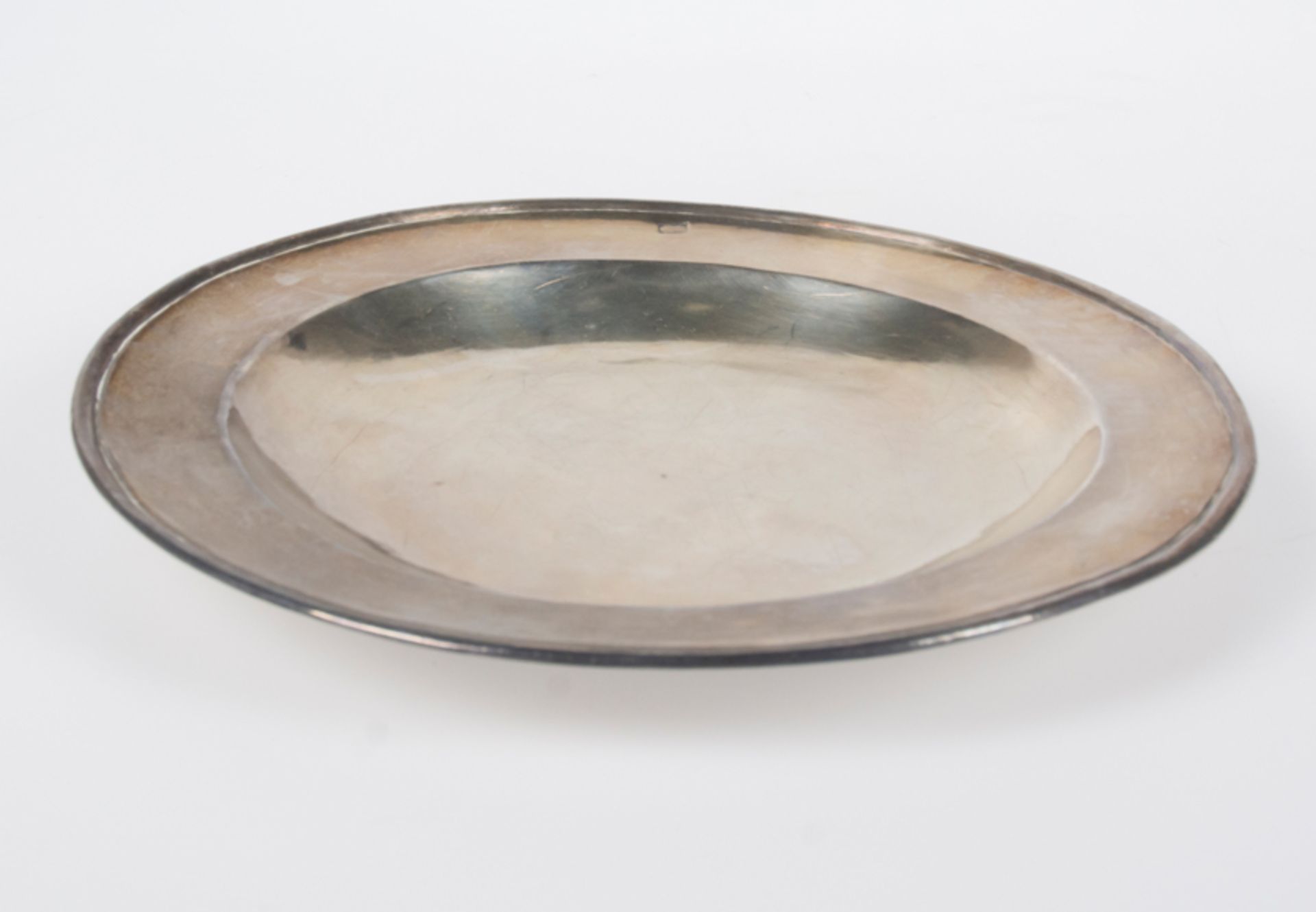 Marked silver plate. 18th century.