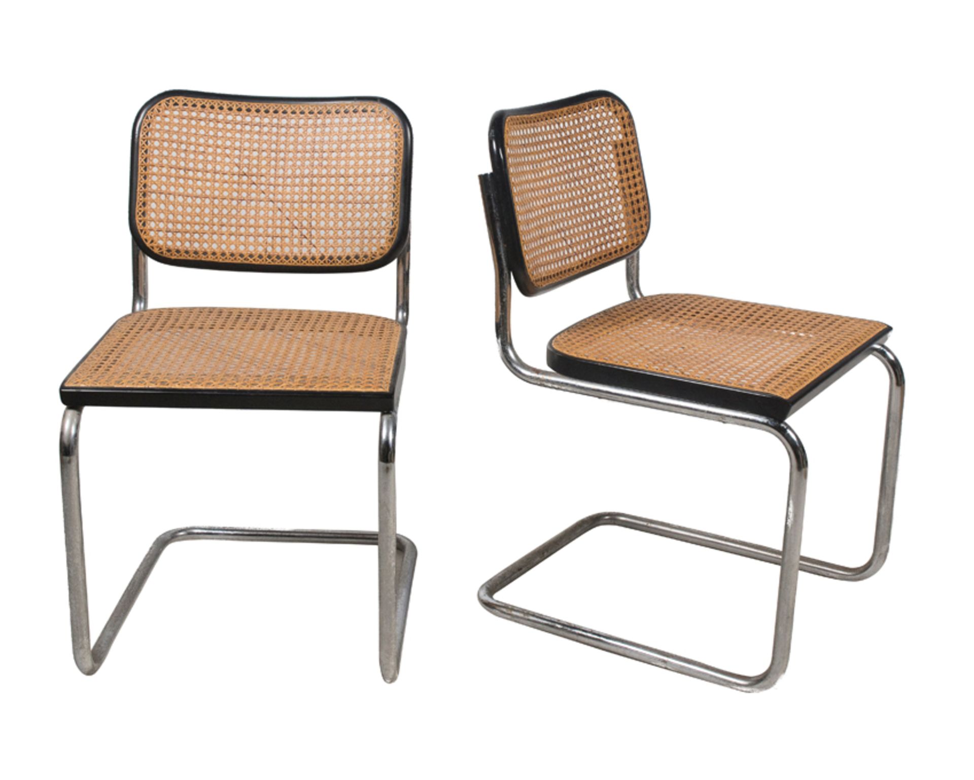 Marcel Breuer B32 Cesca Dining Chairs for Gavina. Italy. 1960.
