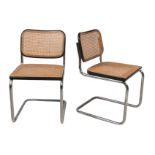 Marcel Breuer B32 Cesca Dining Chairs for Gavina. Italy. 1960.