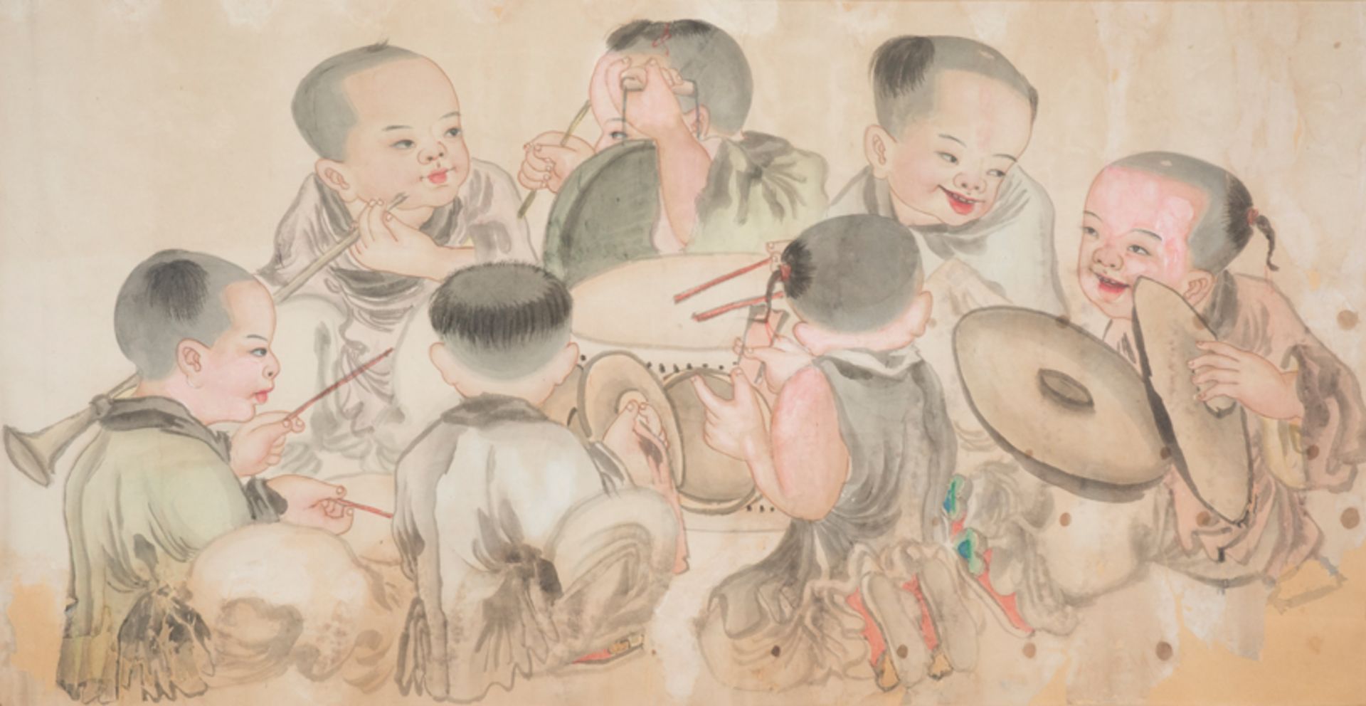 Oriental School. China. 19th - 20th century. - Image 4 of 14