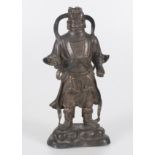 "Warrior". Bronze sculpture. China. Ming period. 17th century.