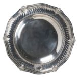 Silver plate marked "Boin Taburet a Paris. France. Late 19th century.Minerva mark. France. L