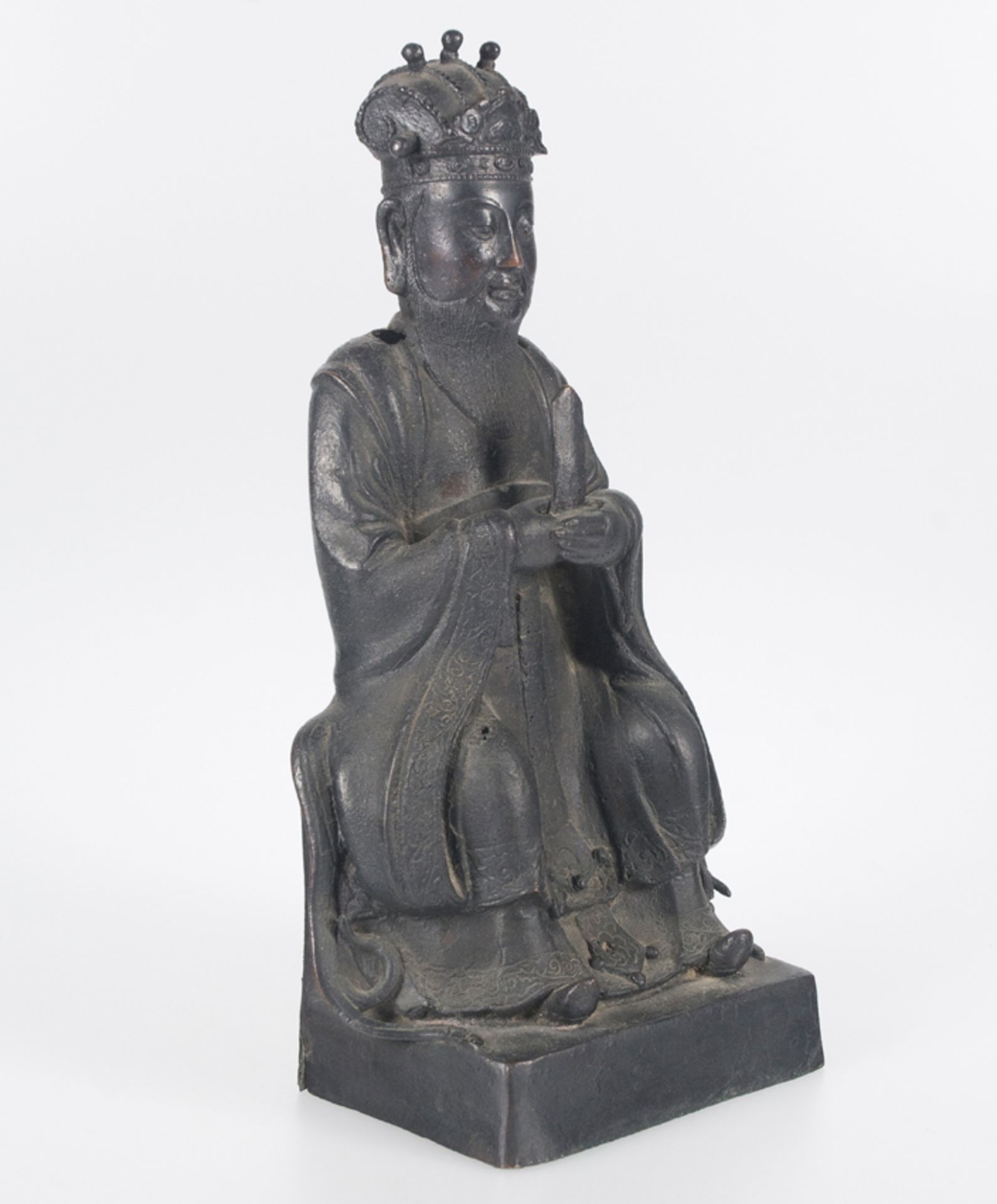 Augustus. Bronze sculpture. China. 17th century. - Image 2 of 6