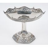 Silver centrepiece marked Walker and Hall, Sheffield England 18.England. First third of the