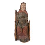 Carved and polychromed wooden sculpture. Nordic Europe. Sweden/Norway. Romanesque. 12th century.